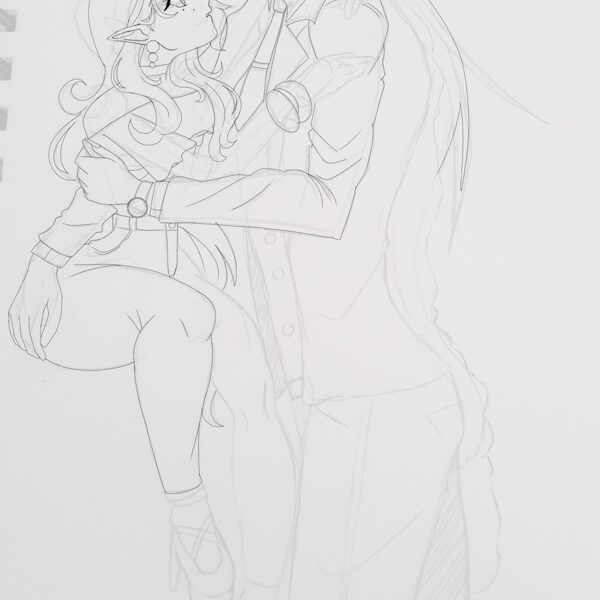Sesshomaru and OC Lily by dawn_dcook