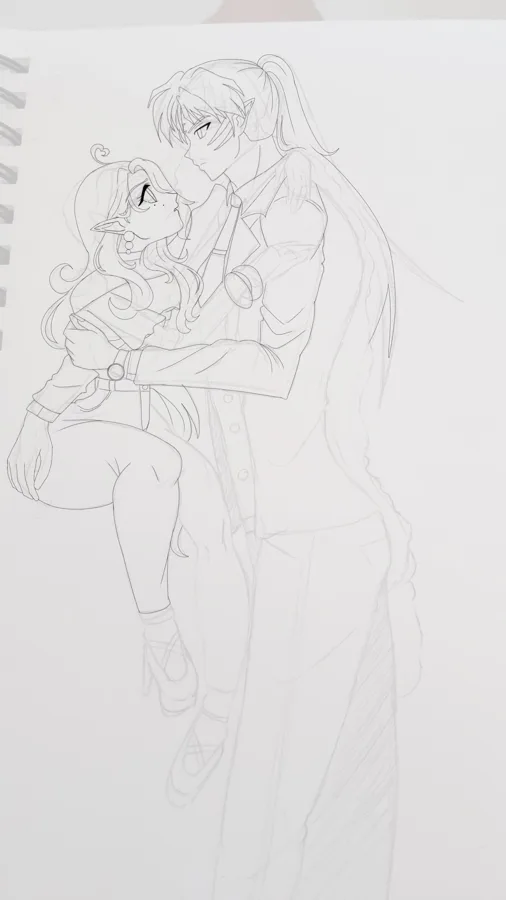 Sesshomaru and OC Lily by dawn_dcook