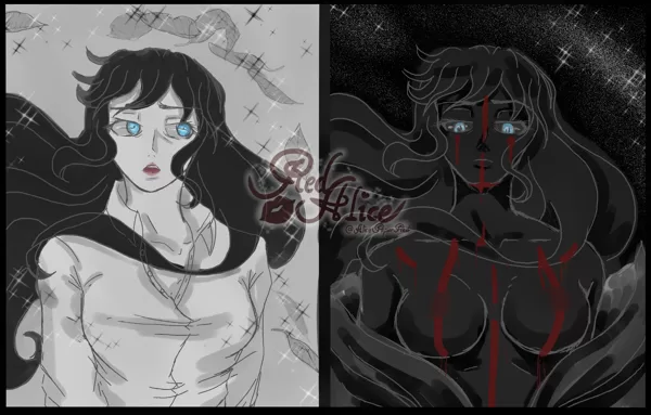 Kagome beginning and end of StrawberryLips 